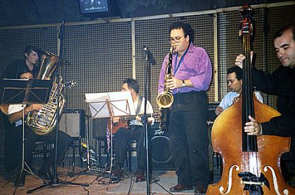 Inauguración del Nuevo Café Corrillo. 24 de agosto de 1995. Con la dixi Band de Marce.