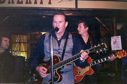 Con Zlatko Tudja de 'Black Raven' en el Caballo Loco. Salamanca. 2002